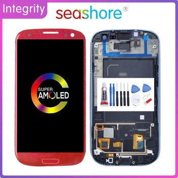 

ORIGINAL For SAMSUNG Galaxy S3 i9300 LCD Touch Screen Digitizer Assembly For Samsung i9300 Display with Frame GT-I9300 SHV-E210S