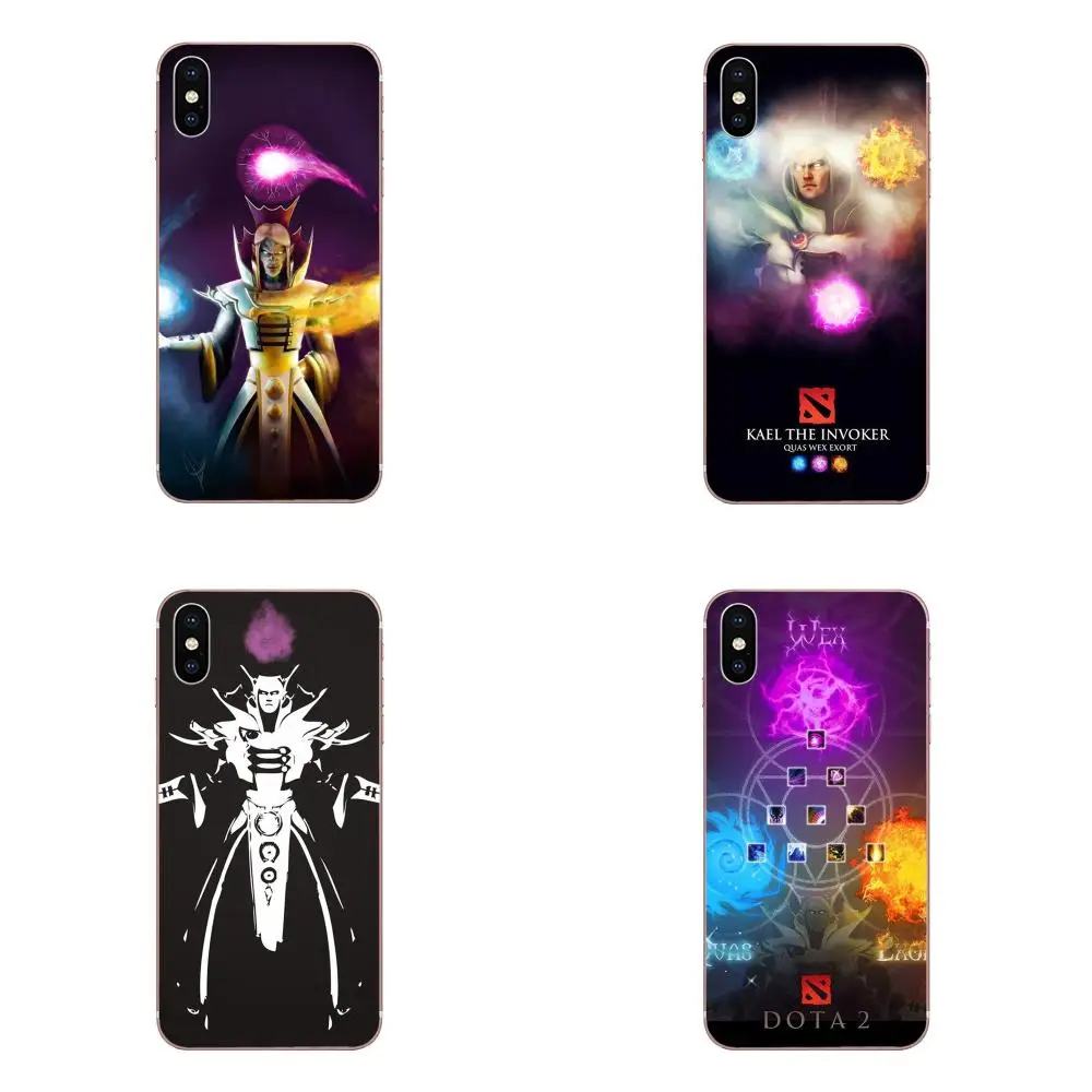 

Dota 2 Invoker Soft Silicone TPU Transparent Protective Case For Xiaomi Redmi Note 2 3 3S 4 4A 4X 5 5A 6 6A Pro Plus