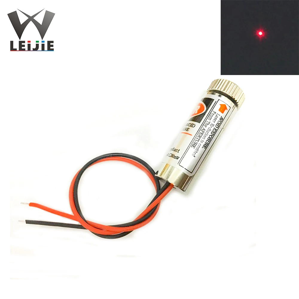 

50mW 650nm 12x35mm DOT/Line/Cross positioning Adjustable Focusable 3V-4.5V Red Laser Module 12mm LED Module LD Light