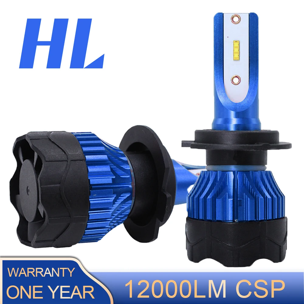 

/HL/ LED Headlight Bulbs for Cars H1 H4 H7 H8 H9 H11 9005 HB3 HB4 12000LM 6000K 60W 12V LED Kit Auto Lamps Motorcycle HeadLight