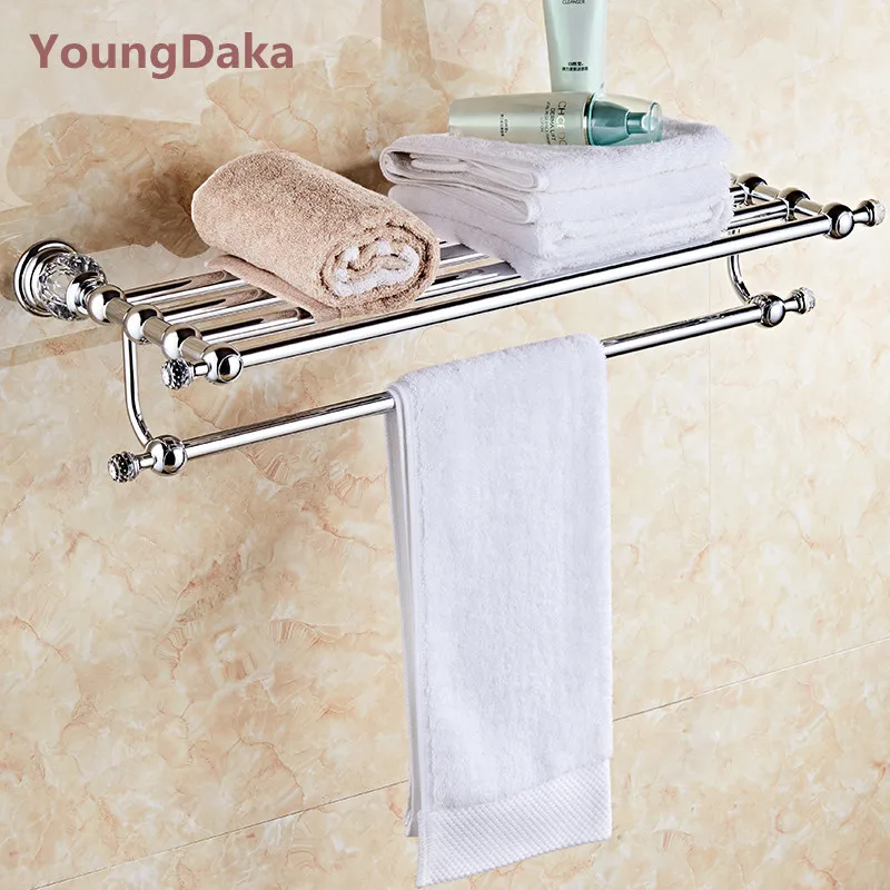 Аксессуары для ванной комнаты хромированный Хрустальный полотенце кольцо туалетная бумага подставка для кружек полотенце бар халат крючок набор сантехники