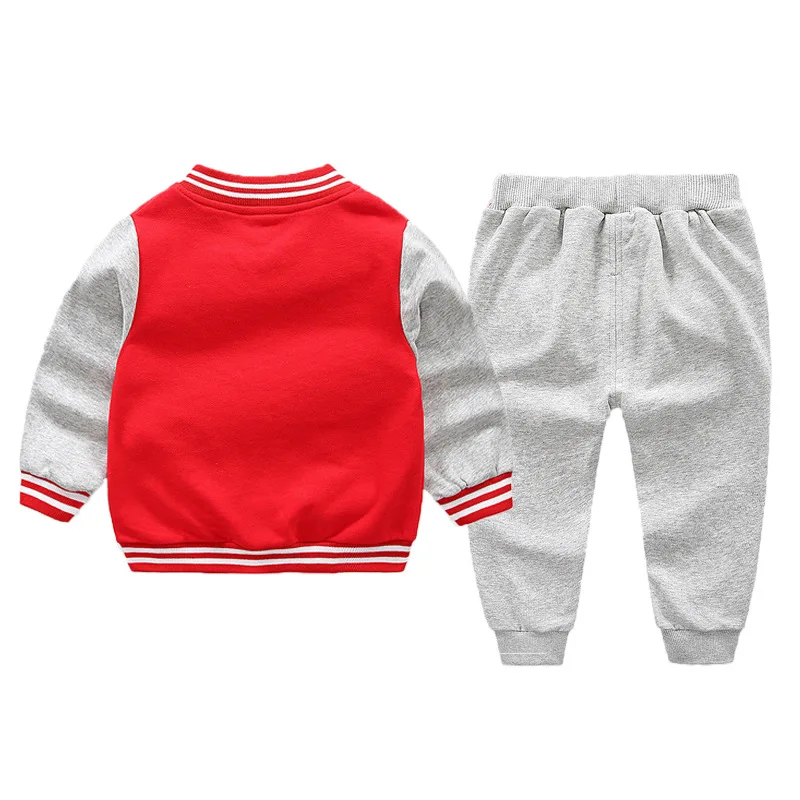 От 2 до 6 лет Детская одежда спортивная одежда для мальчиков, пальто с героями мультфильмов+ штаны детский спортивный костюм из 2 предметов одежда для маленьких девочек Одежда для мальчиков