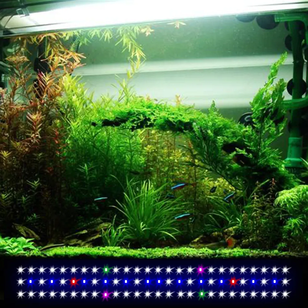 

LED Aquarium Light 30CM 45CM LED Aquarium Lights Bar Full Spectrum Fish Tank Lights for Freshwater Aquarium Light
