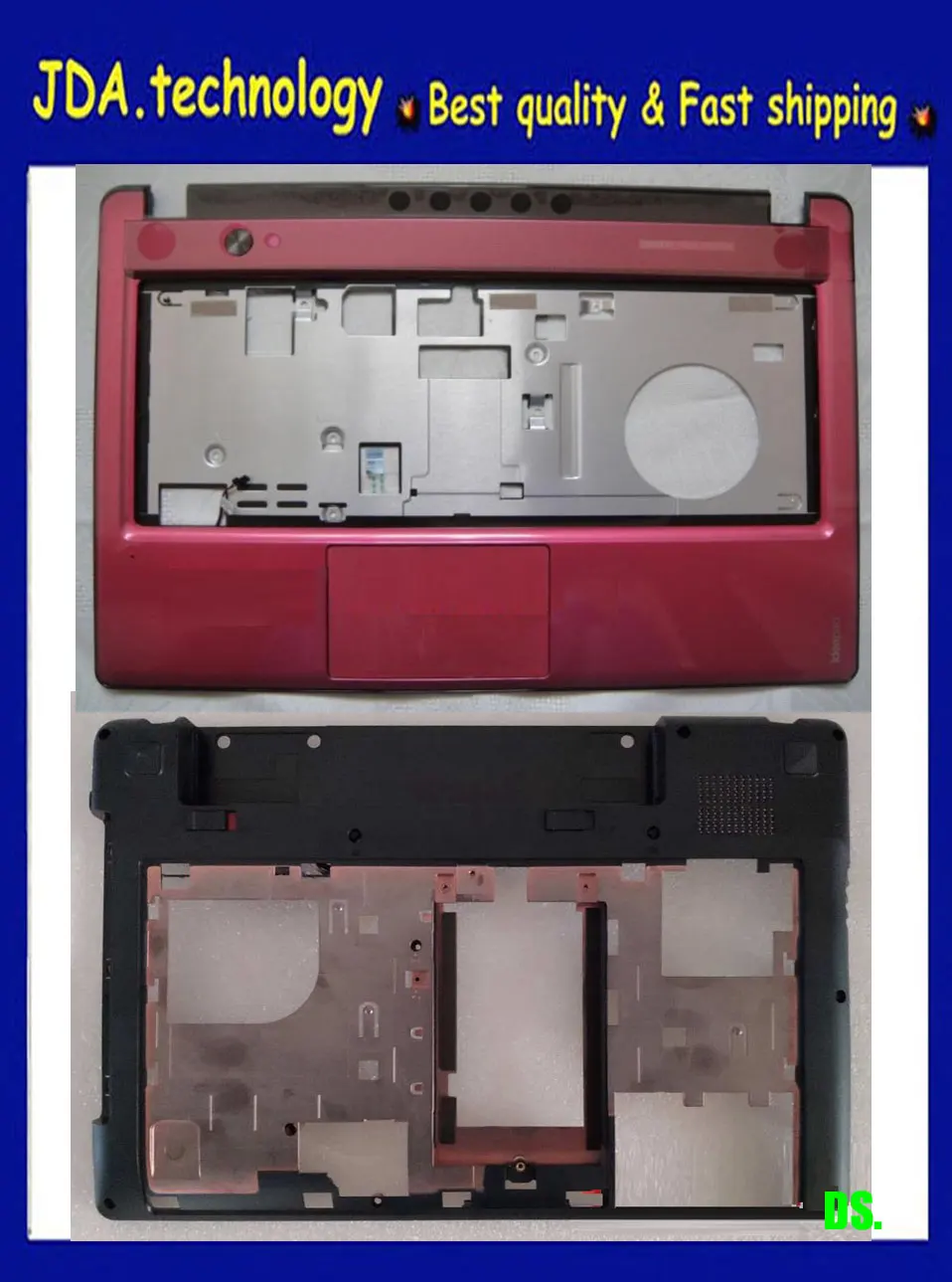 Red CD cases Wellendorff / с упором для рук Топ чехол для lenovo Ideapad Z380 палмрест верхняя крышка клавиатура рамка красный+ Нижний Базовый чехол - Цвет: Red CD cases