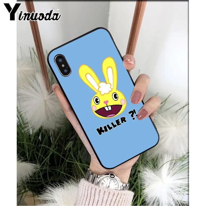 Yinuoda Happy Tree Friends TPU Мягкий силиконовый чехол для телефона iPhone 6S 6plus 7 7plus 8 8Plus X Xs MAX 5 5S XR 11 11pro max