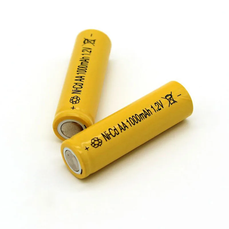 Ni-Cd 1000 mAh 1,2 V AA Аккумуляторная батарея для светодиодный фонарик