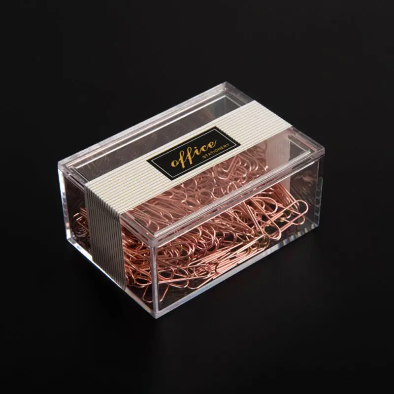 200pcs Small Mini Metal Paper Clips Bookmarks Photos Letter Binder Clip Stationery School Office Supplies