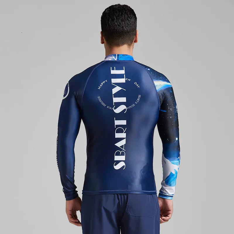 Rashguard мужской Rashguard лайкра Купальник с длинным рукавом Windsurf Kitesurf Surf рубашка для плавания плавание ming Sails Дайвинг футболка Топы