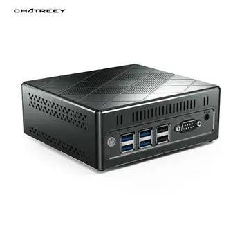 

Chatreey CK6 mini pc Fanless intel Core i5 5257U computer pre-install Windows 10 support window 7/linux Dual lan Triple display