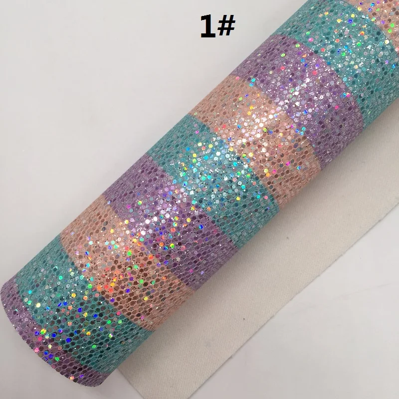 1 1 шт. 21X29 см переливающиеся полосы блестящая ткань, сетка блестящая кожа, кожаные листы для изготовления луков LEOsyntheticoDIY T339A - Цвет: 1