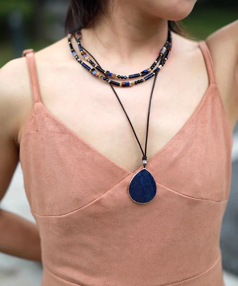 Women Choker Semi Precious Stone Seed Beads Boho Necklace Simple Layering Collar Necklace Dropshipping Bohemia Jewelry - Image 6