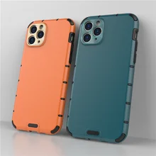 Shockproof Phone Case For Iphone 11 Pro X XR XS Max 6 7 8 Plus SE2 Leather Texture Camera Protective Case With Bumper Back Cover Shockproof Phone Case For Iphone 11 Pro X XR XS Max 6 7 8 Plus SE2 Leather Texture Camera Protective Case With Bumper Back Cover