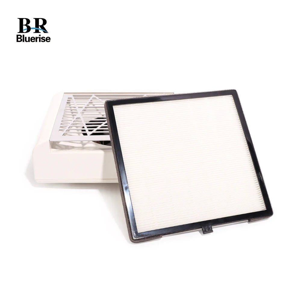 Pаспродажа BR Bluerise 40 Вт пылесос для маникюра с низким уровнем шума всасывающий пылесборник для ногтей для маникюра Красота и здоровье