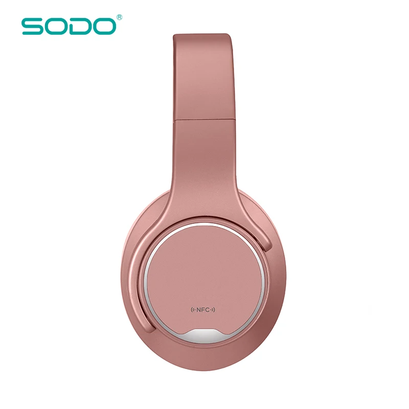 Высококачественные поворотные Bluetooth наушники SODO MH1 NFC 2 в 1 с динамиком