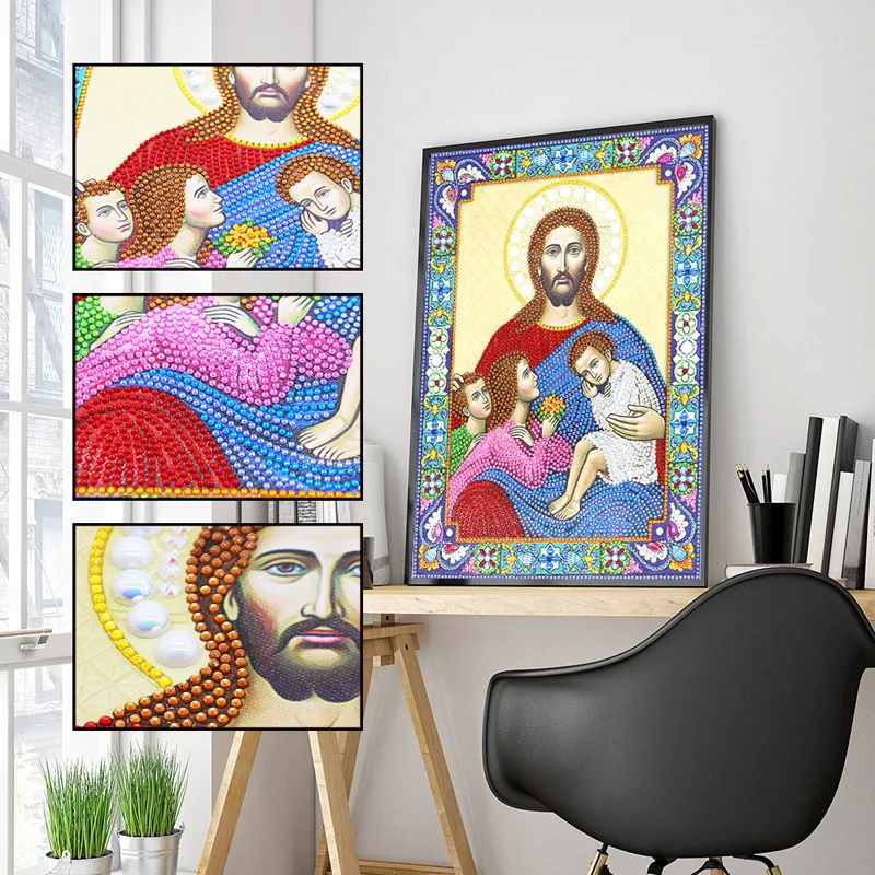 DIY 5D Diamond Embroidery Icons Bead Diamond Painting Religion Large Crystal Rhinestone Pictures New Arrival (8)