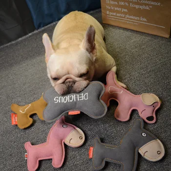 

Cute Bone Shape Pet Toys Squeak Sound Bite Dog Tooth Clean Tools Puppy Dog Toys Chew Resistance Products Accessories Supplies