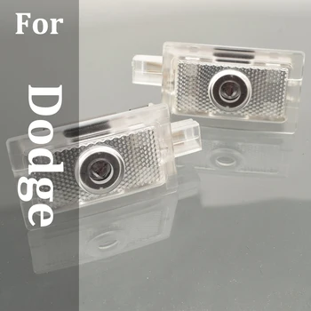 

2Pcs LED Car Door Light For Dodge Avenger 2008 -2014 Magmun 2005 - 2008 Charger 2018 2019 -2006 Auto Logo Welcome Lamp Projector