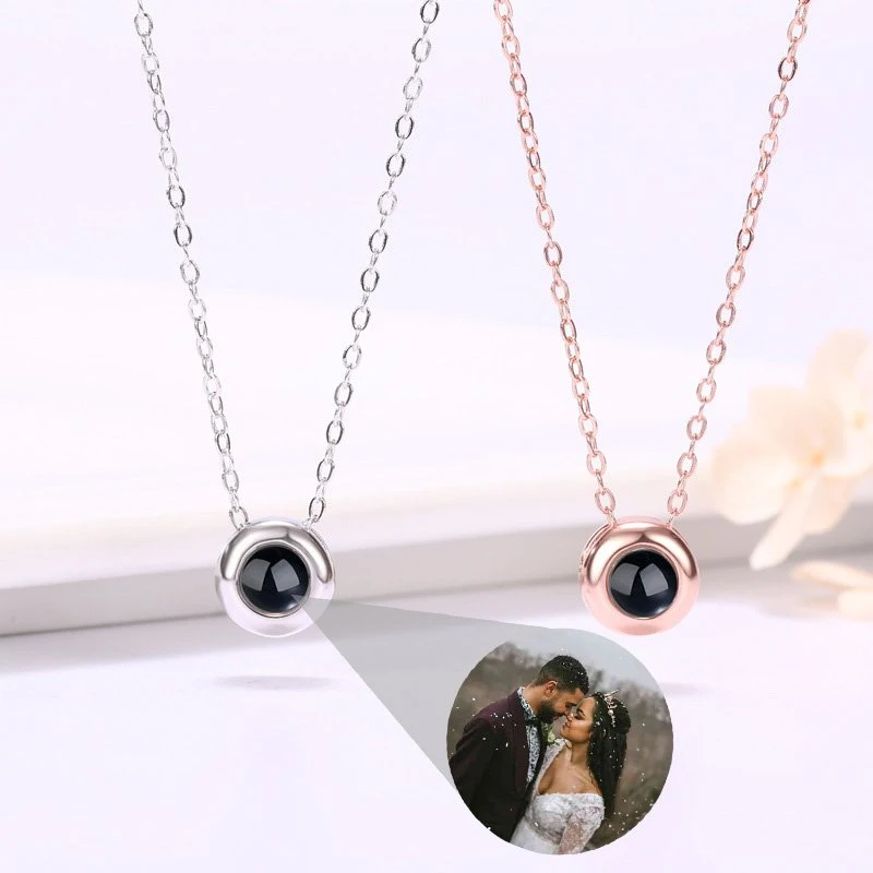 Amazon.com: DSFSDF Personalized Photo Projection Necklace I Love You  Necklace 100 Languages Necklace with Picture Inside Projection Custom  Picture Heart Pendant Anniversary Mothers Day Gifts for Mom Women :  Clothing, Shoes &