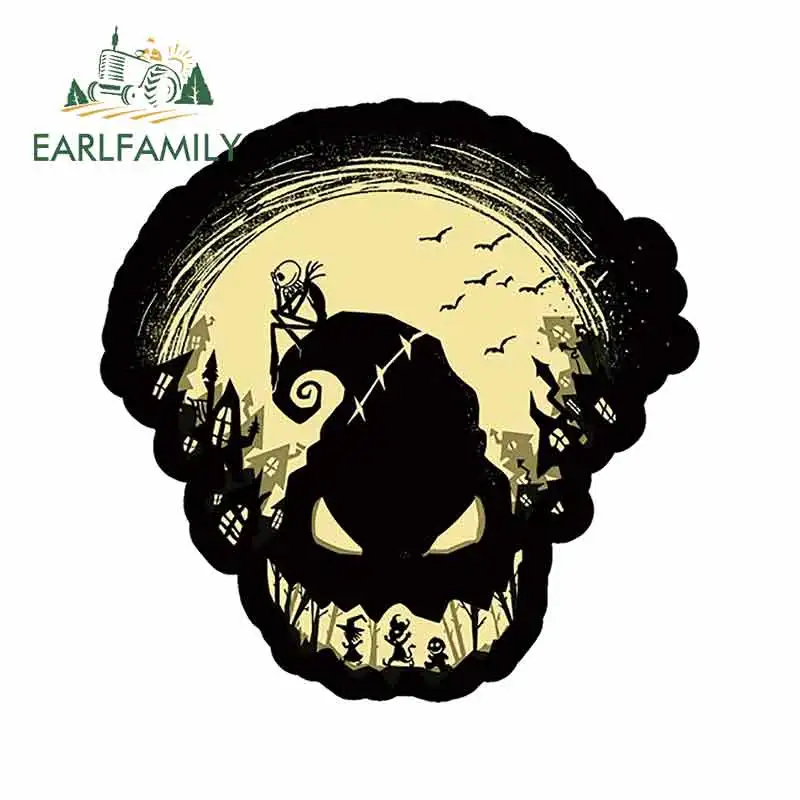 EARLFAMILY 13 см x 12 8 для Джека Мандала креативные автомобильные наклейки и ноутбука