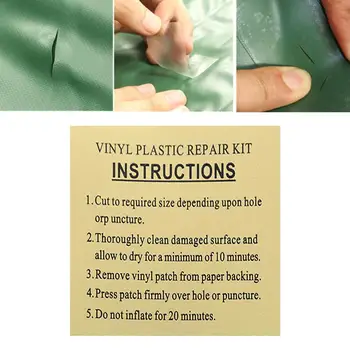 

10PCS/Set Quick Patch For Swimming Inflatable Pool Lifebuoy Swim Ring Patch Adhesive Glue Repair Kit