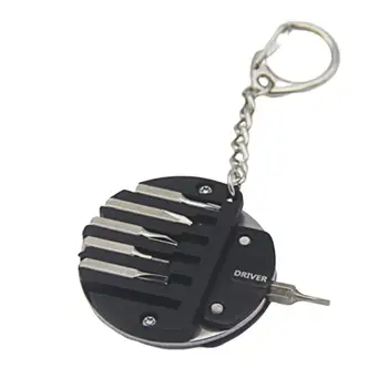 

Outdoor Mini Folding Screw Tool Portable Multi-function Screwdriver Coin Exquisite Screw Folding P6L7