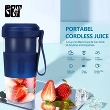 2-е поколение USB перезаряжаемая портативная соковыжималка 6 лезвий блендер соковыжималка чашка более Мощная соковыжималка чашка-миксер портативная бутылка