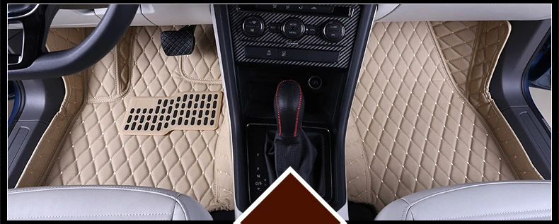 Для кожаного салона автомобиля коврик для volkswagen touran 2003- 2013 2012 2011 аксессуары