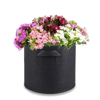 

1-150 Gallon Grow Bags Plant Seedling Growth Bag Non-Woven Fabric Pots Vegetable Flower Planter Gardening Growing Pot Home Decor