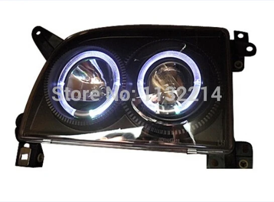 Автомобильные запчасти Hiace van 93 94 модифицированные фары черного цвета|car head lamp|car