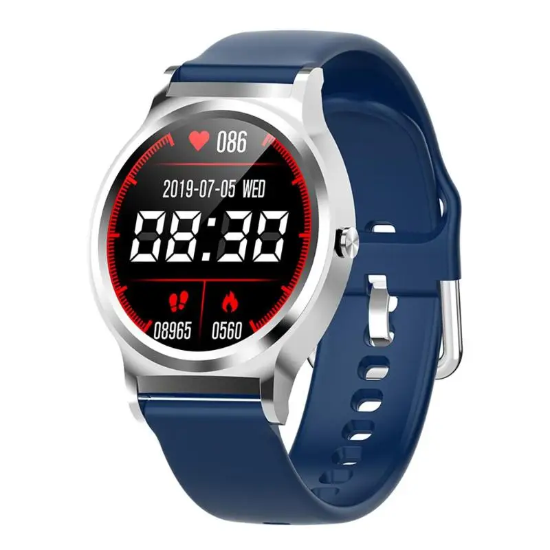 Синий Лидер продаж Напульсники многофункциональная CF98 Smartwatch IP67 напоминание сердечного ритма кровяное Давление наручные часы - Цвет: Синий
