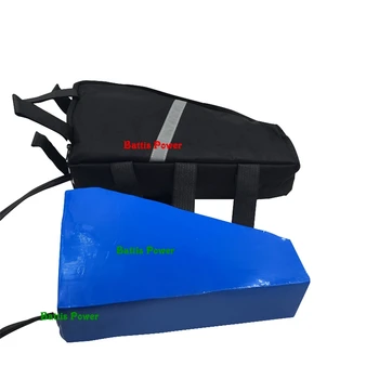 

4000W Electric Motorcycle Bike Kit 20S 18650 Li Ion 72V 30Ah Triangle Battery Pack with 60A BMS for Hub Motor Ebike E-scooter