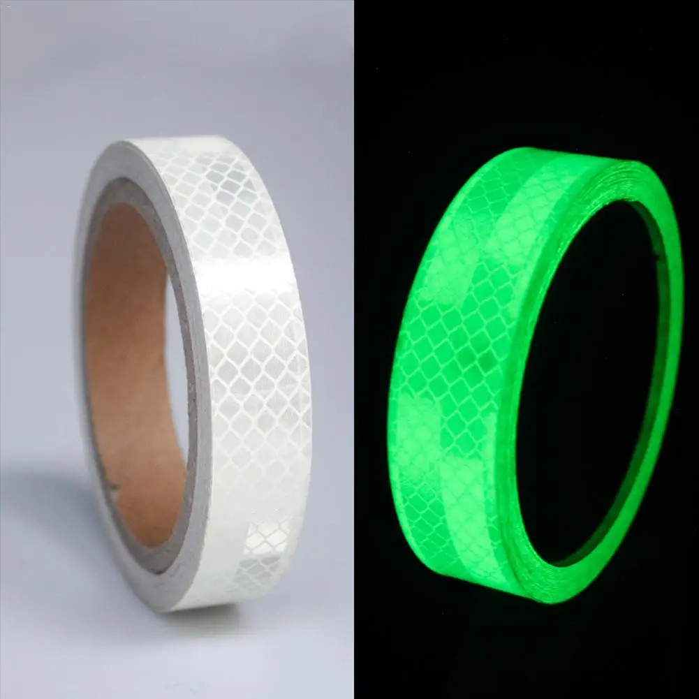 Luminous Reflective Helmet Tape Stripes Luminous Long Lasting Bicycle Reflector Sticker For Motorcycle
