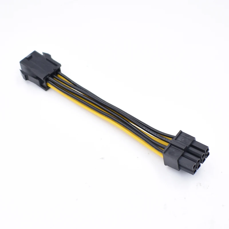 PCI-E 6-Pin female To Motherboard CPU 8(4+4)Pin 12v CPU EPS Power Connector Adapter Cable power cable