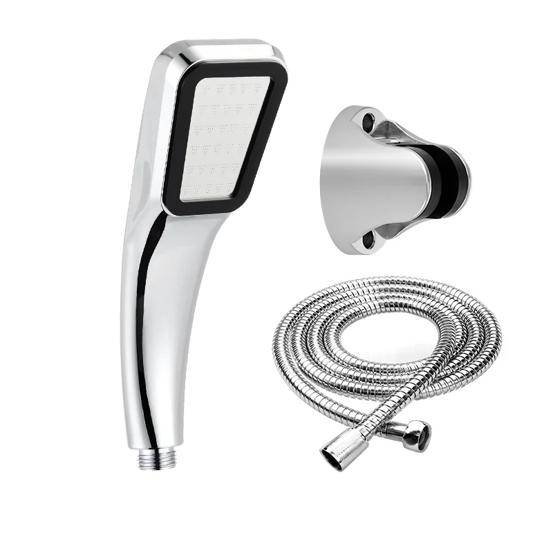 ZhangJi 300 agujeros de la cabeza de ducha de ahorro de agua de alta presión de pulverización de la boquilla ABS cromo terminado cuarto de baño ducha tipo lluvia