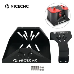NICECNC – plateau de batterie, support de batterie, groupe 34 bleu, rouge, jaune, batterie supérieure, aluminium robuste usiné CNC, noir 