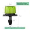 RBCFHI 5-60M 1/4'' Automatic Micro Drip Irrigation System Garden 8 Hole Spray Self Watering Kits With Adjustable Green Dripper 4