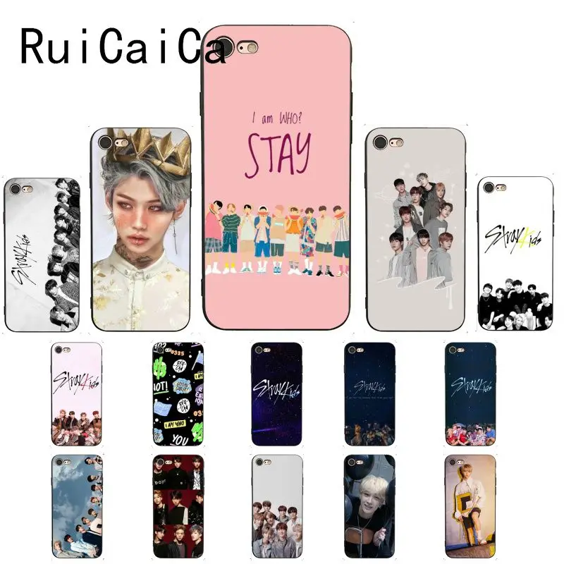 Ruicaica KPOP Stray Kids Мягкий силиконовый чехол для телефона из ТПУ iphone 8 7 6 6S 6Plus X XS MAX 5 5S SE XR