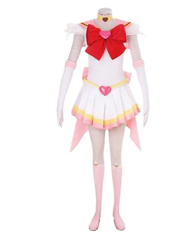 Косплей Love Chibiusa 3TH Tsukino Сейлор Чиби Мун костюмы для косплея парадная обувь парик