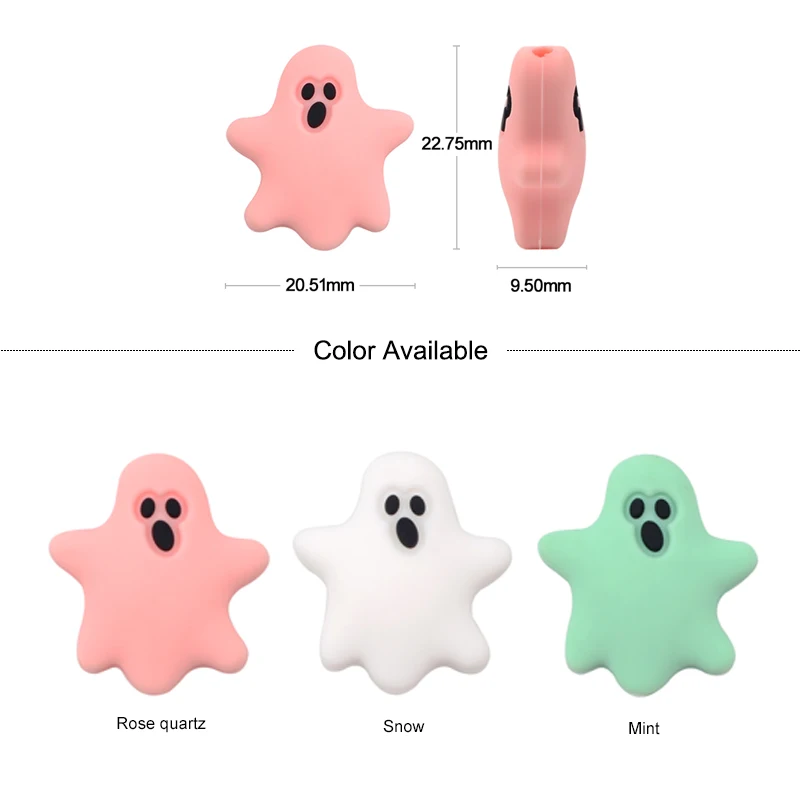10PCS Baby Zahnen Panda Blatt Silikon Perlen Sunflowe DIY Food Grade Geist Silikon Nagetier Spielzeug BPA FREI Krankenschwester Geschenk zubehör – Detail 37