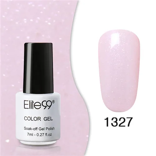 Elite99 неоновый гель для лака для ногтей набор в цветах радуги УФ 7 мл гель для дизайна ногтей набор для маникюра гель лак верхнее покрытие - Цвет: 1327