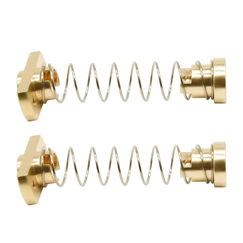 T8 Anti Backlash Spring Loaded Nut Brass Elimination Gap Nut Used To Upgrade Ender 3 CR-10 T8 Lead Screw DIY CNC 3D Printer lead screw rod