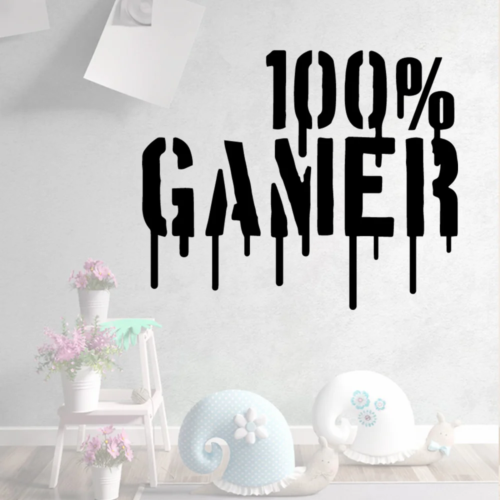 Изысканная игра 100% Виниловая наклейка на стену самоклеящиеся обои Gameroom дверные