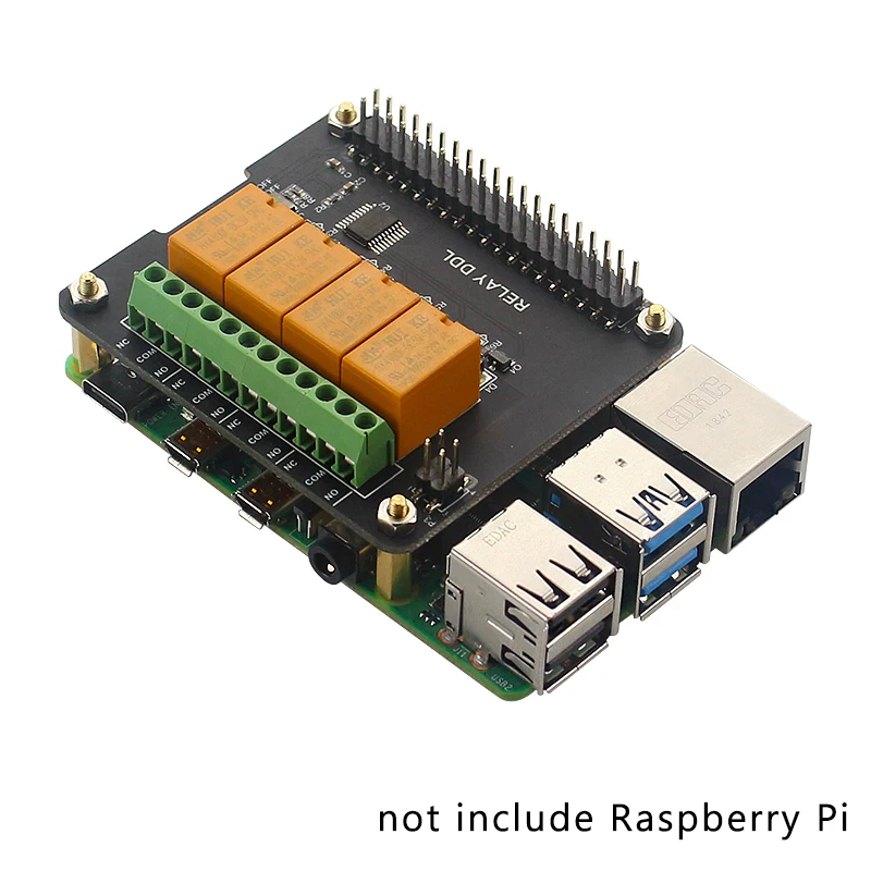 4 канальная плата реле для Raspberry Pi 4B / 3B +/3B расширения ходовой модуль управления