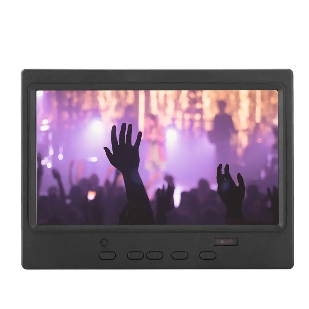 

7 Inch Portable Monitor 1024x600 Multi-function Display Support /VGA/AV Input