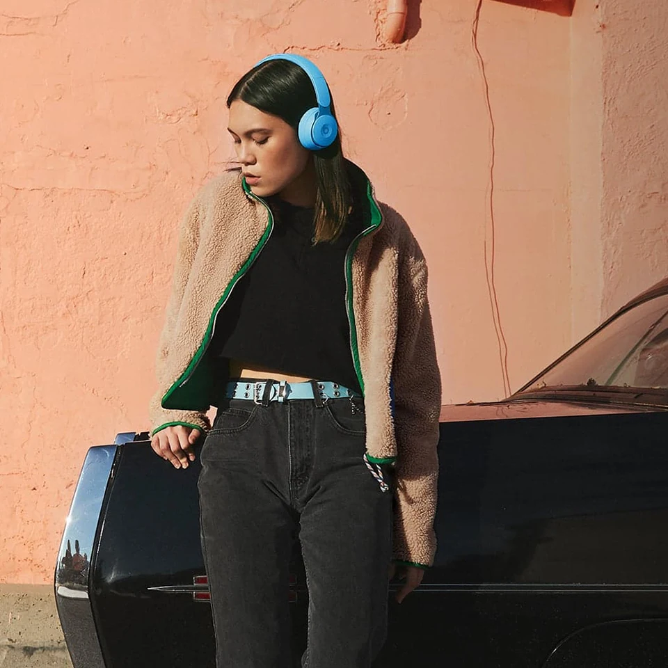 Beats Solo Pro Wireless Bluetooth ANC Headphones Portable Gaming Sport Noise Cancelling Headset Foldable Earphone Handsfree Mic