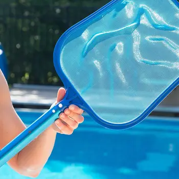 

Swimming Pool Leaf Skimmer Net 5 Connecting Aluminum Pole Sections Fine Mesh for Ponds B2Cshop