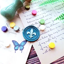 DIY Цветок ириса настроить имя коробка набор именной, буква/уплотнение воск/Свадебный Воск печать пользовательские приглашения конверт карта