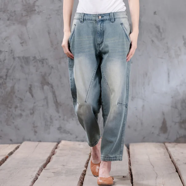 plus size cotton jeans
