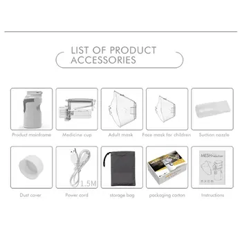 

Dropshipping 492S Small Household Ultrasonic Grid Atomizer Portable Handheld Air Atomizer Adult Children Household Mute Atomizer