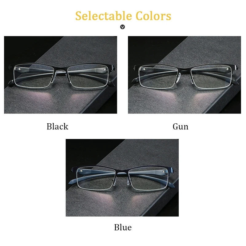 SAOIOAS, высокое качество, мужские очки из титанового сплава, не сферические, 12 слойное покрытие, линзы, очки для чтения+ 1,0, 1,5, 2,0, 2,5, 3,0, 4,0